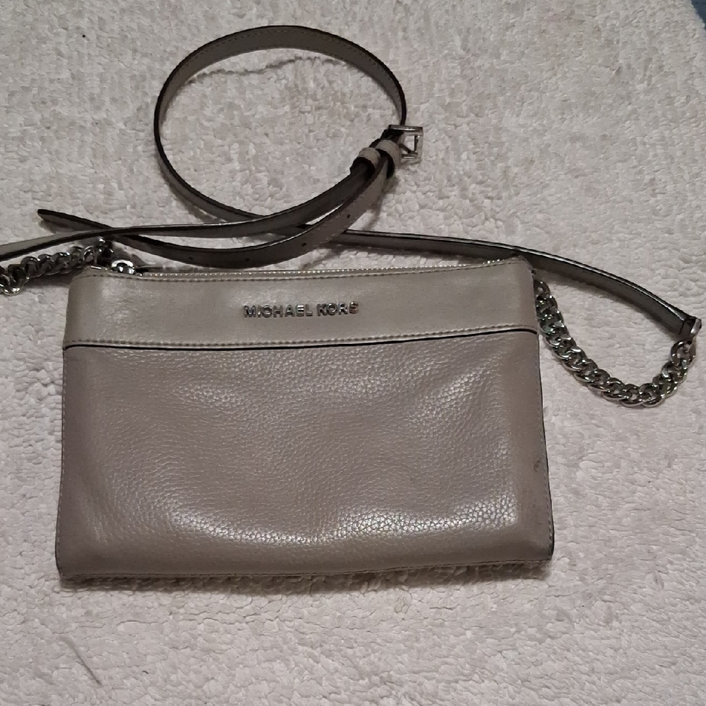 Michael Kors Leather Crossbody Bag